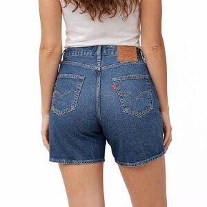 Levi's 501 Button Fly Denim Shorts Dark Wash Jorts Size 28 Inseam 9" NWT